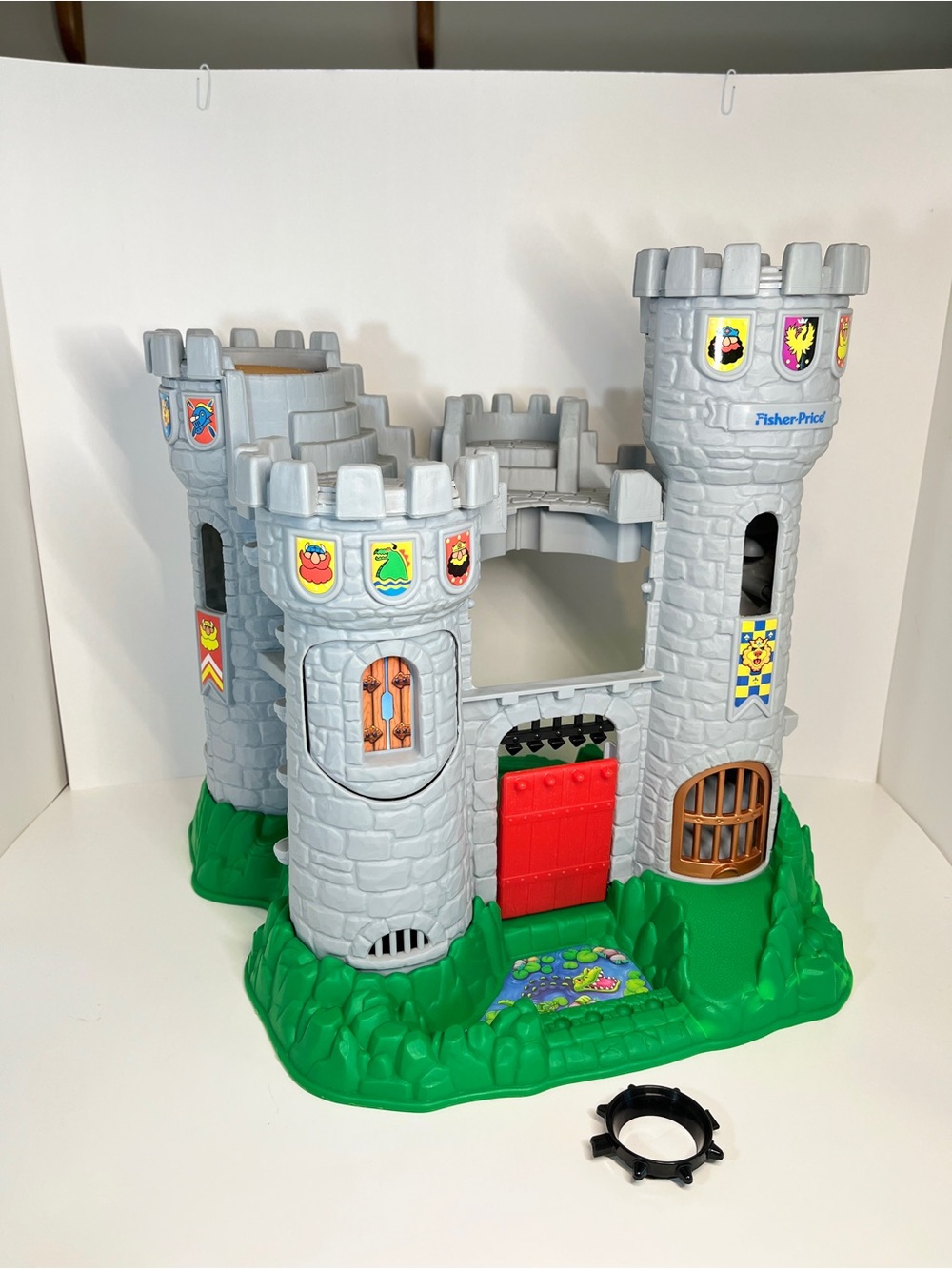 Vintage 1994 Fisher Price Great Adventure Castle Playset ONLY Catapult Broken